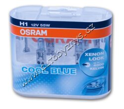 Žárovka 12V H1 55W CoolBlue modrá -sada 2ks  OSRAM