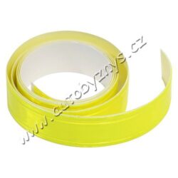 Samolepící páska reflexní 2cm x 90cm žlutá