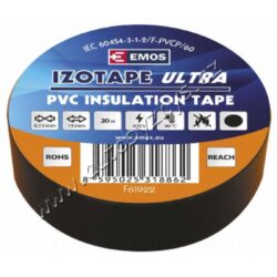 EMOS Izolační páska PVC 19mm / 20m černá